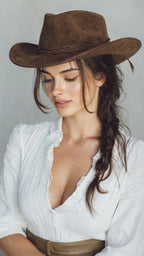 Pencil Brim Hat Brown