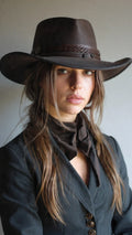 Outlaw Cowboy Hat Leather
