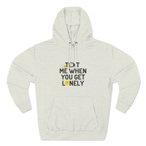 Three-Panel Fleece Hoodie - Image 2