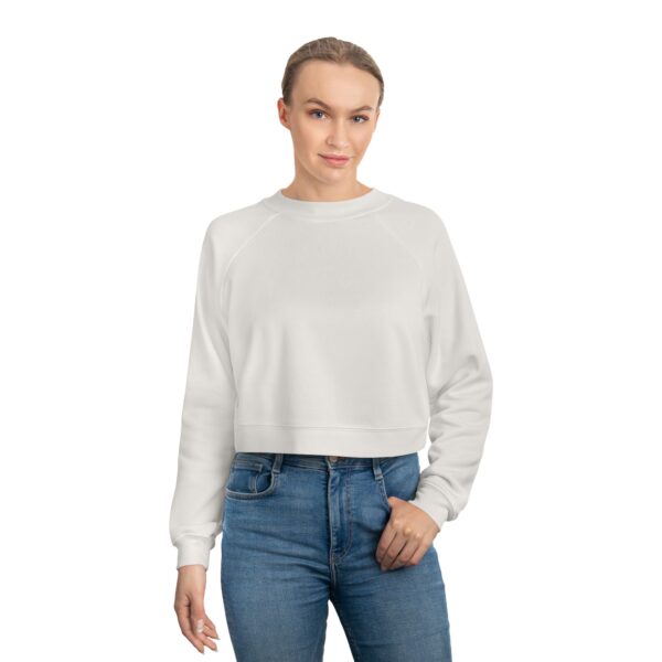 Women's Cropped Fleece Pullover - Image 12