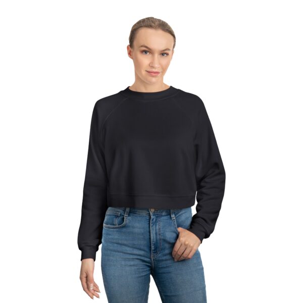 Women's Cropped Fleece Pullover - Image 4