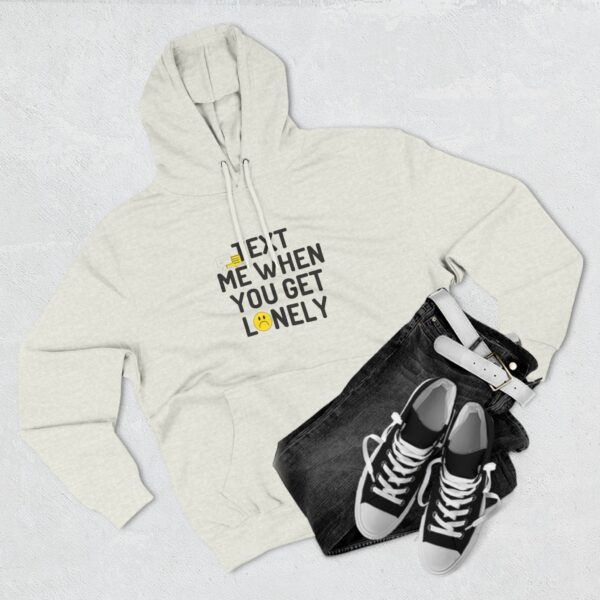 Three-Panel Fleece Hoodie - Image 4