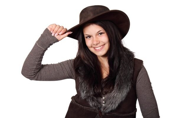 dustland rose™ dark brown cowgirl hat