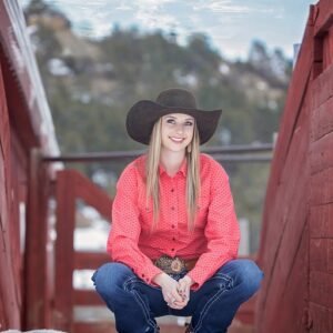 saddle ridge™ brown cowgirl hat – classic western elegance