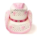 Rosewood Range straw Pink Cowgirl Hat