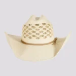 Women’s Vented Crown Woven Bangora Straw Cowgirl Hat