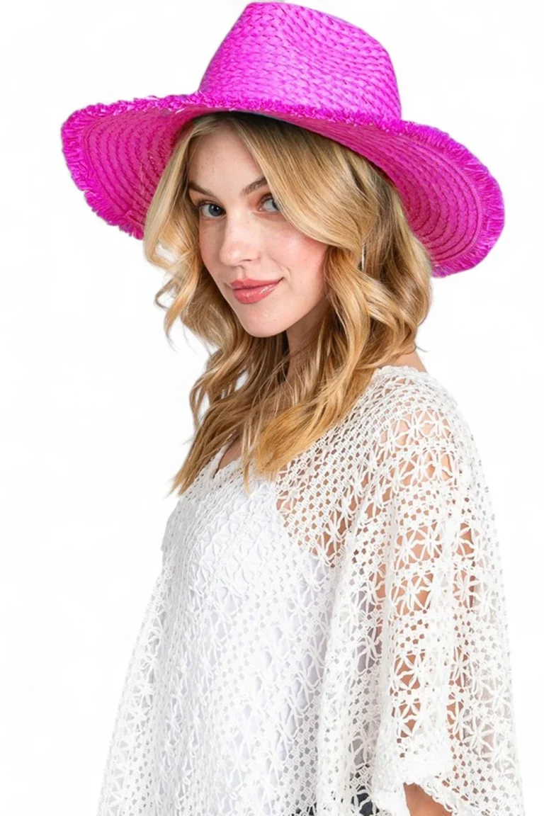 Desert Bloom Crochet Straw Cowgirl Hat