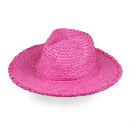 Desert Bloom Crochet Straw Cowgirl Hat