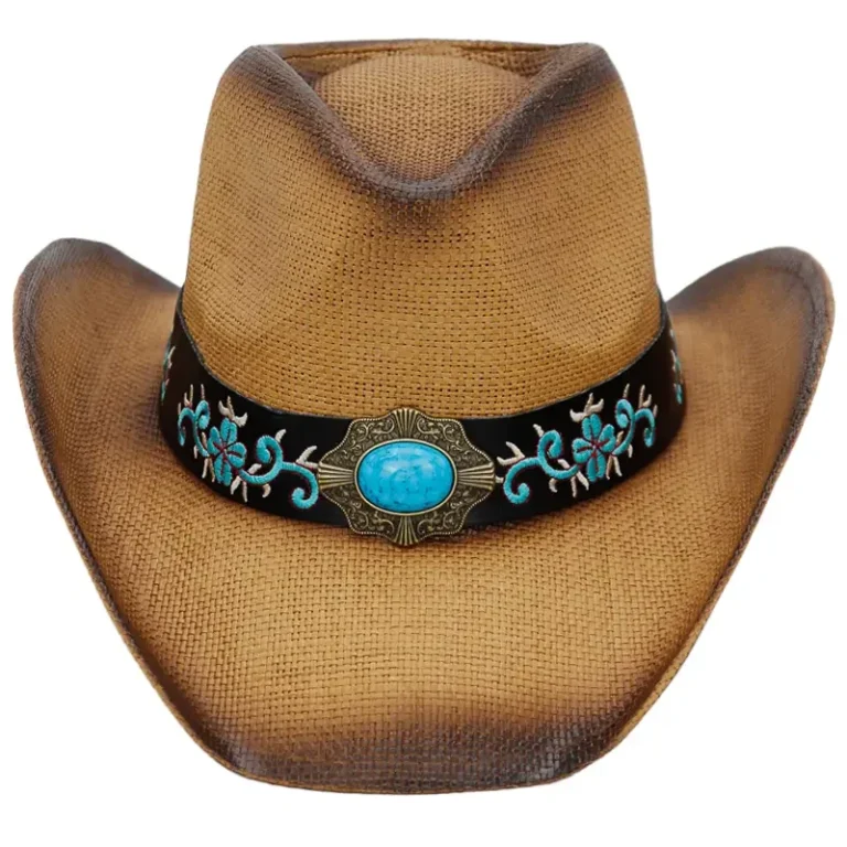 Desert Jewel Straw Cowgirl Hat
