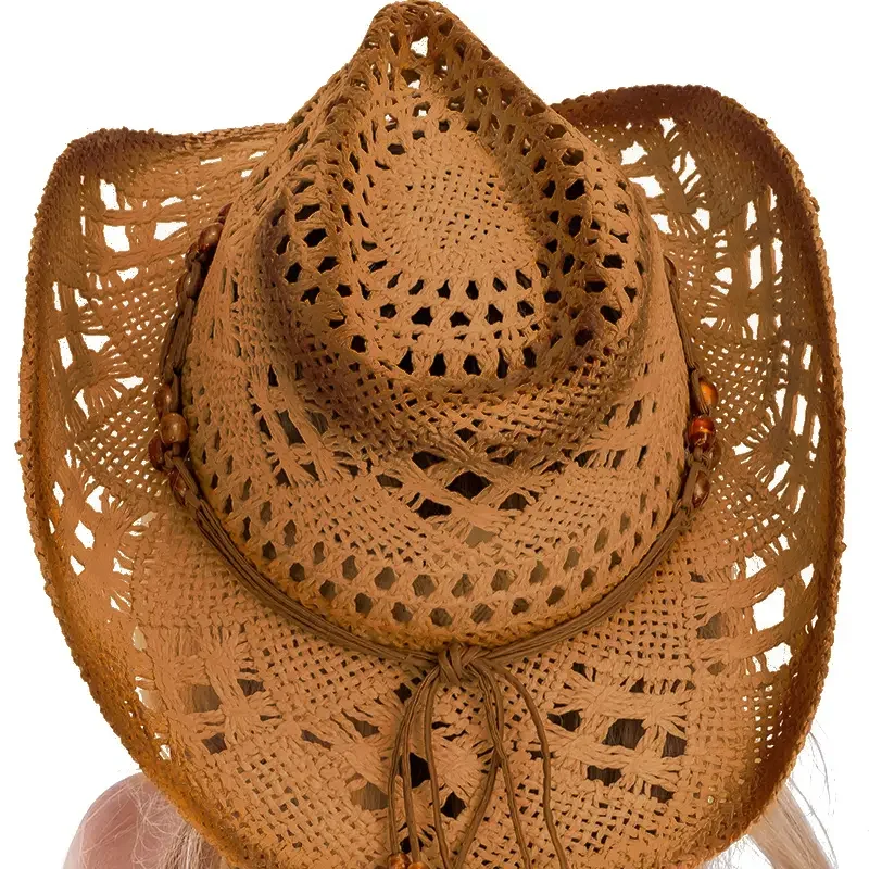 6834ff423e00be4442058f393a3fb08a6fee2f49527b08615bd0584b44310e68 Sienna Drift Beaded Women Cowgirl Hat