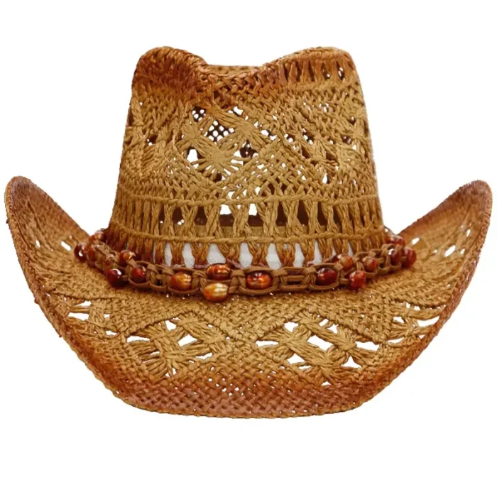 Boho cowgirl hat with western chic design and stylish bohemian flair for women