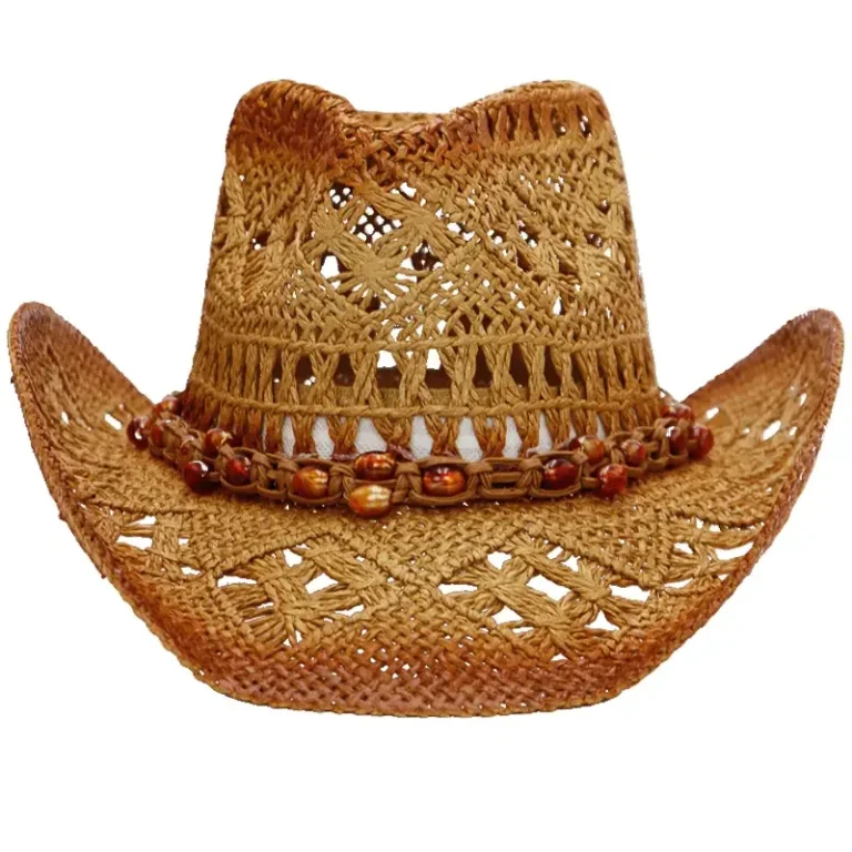 Boho cowgirl hat with western chic design and stylish bohemian flair for women
