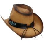 Desert Jewel Straw Cowgirl Hat
