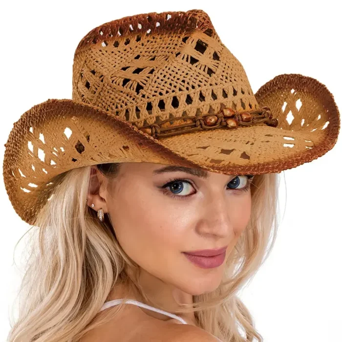 Sienna Drift Beaded Women Cowgirl Hat