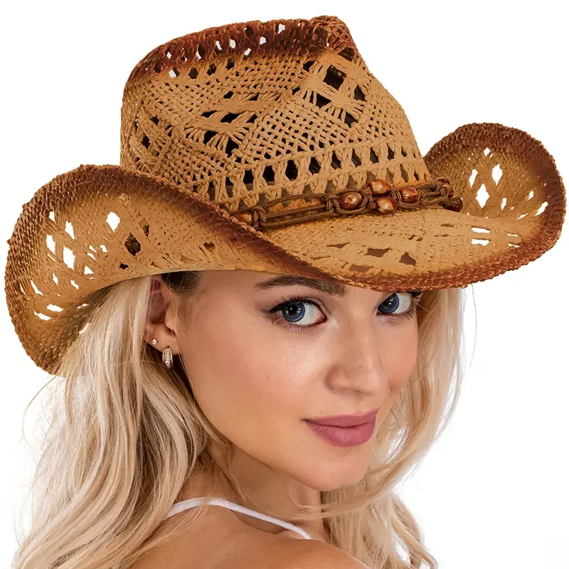 bcb6b9e6608563b9d54b33da63ab4eaf22f77dfed9aea852e817effefcb60a80 Sienna Drift Beaded Women Cowgirl Hat