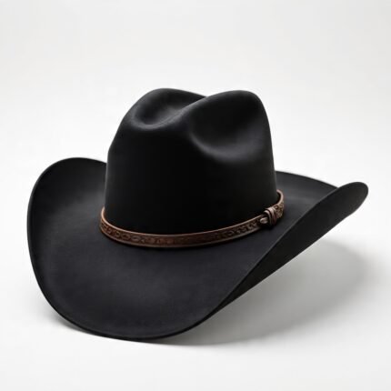 Black Western Dolly Hat