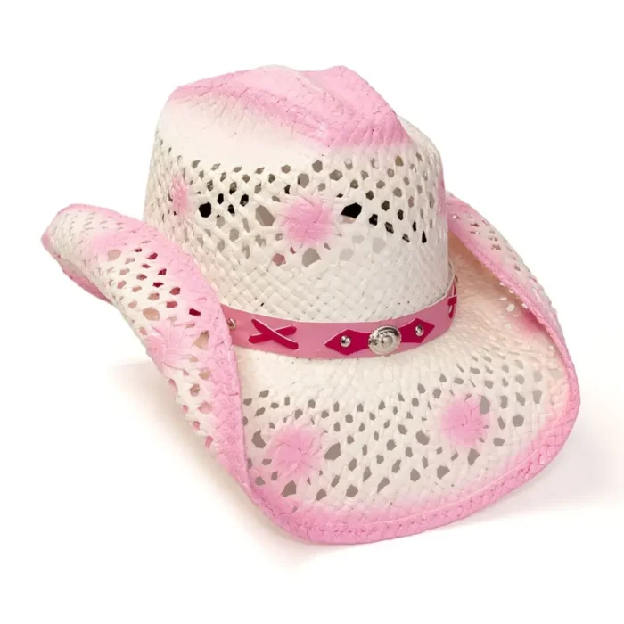 Rosewood Range straw Pink Cowgirl Hat