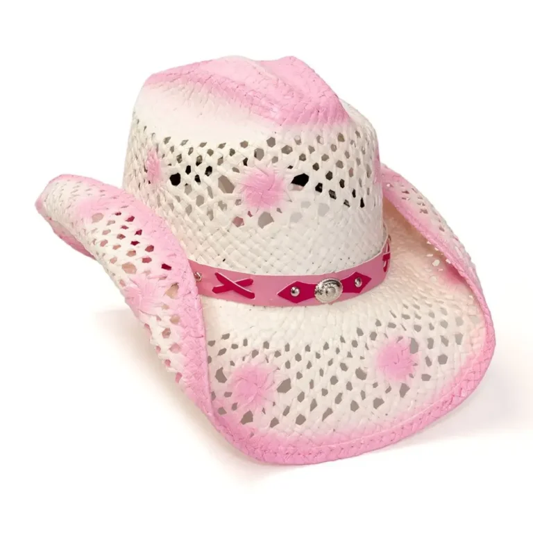 Rosewood Range straw Pink Cowgirl Hat