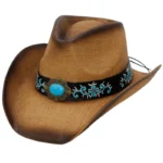 Desert Jewel Straw Cowgirl Hat