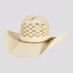 Women’s Vented Crown Woven Bangora Straw Cowgirl Hat