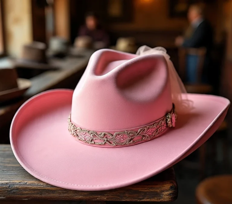 Pink Horizon Cowgirl Hat