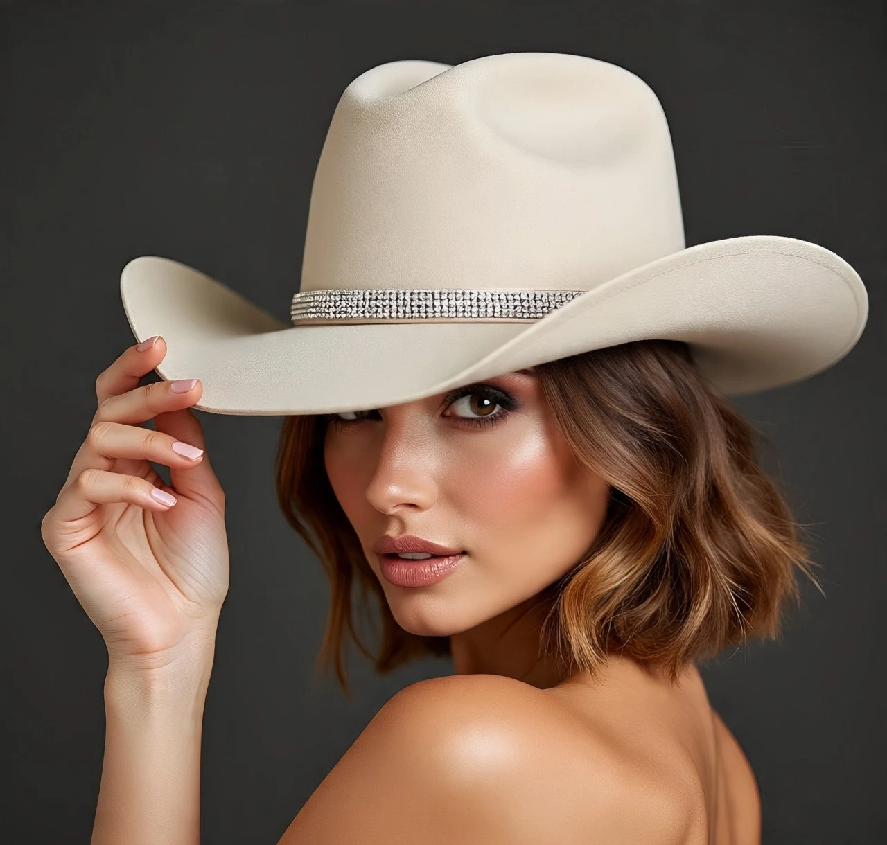 the_western_crown_of_the_kenny_hat (1) (1) White Mirage Cowgirl Hat