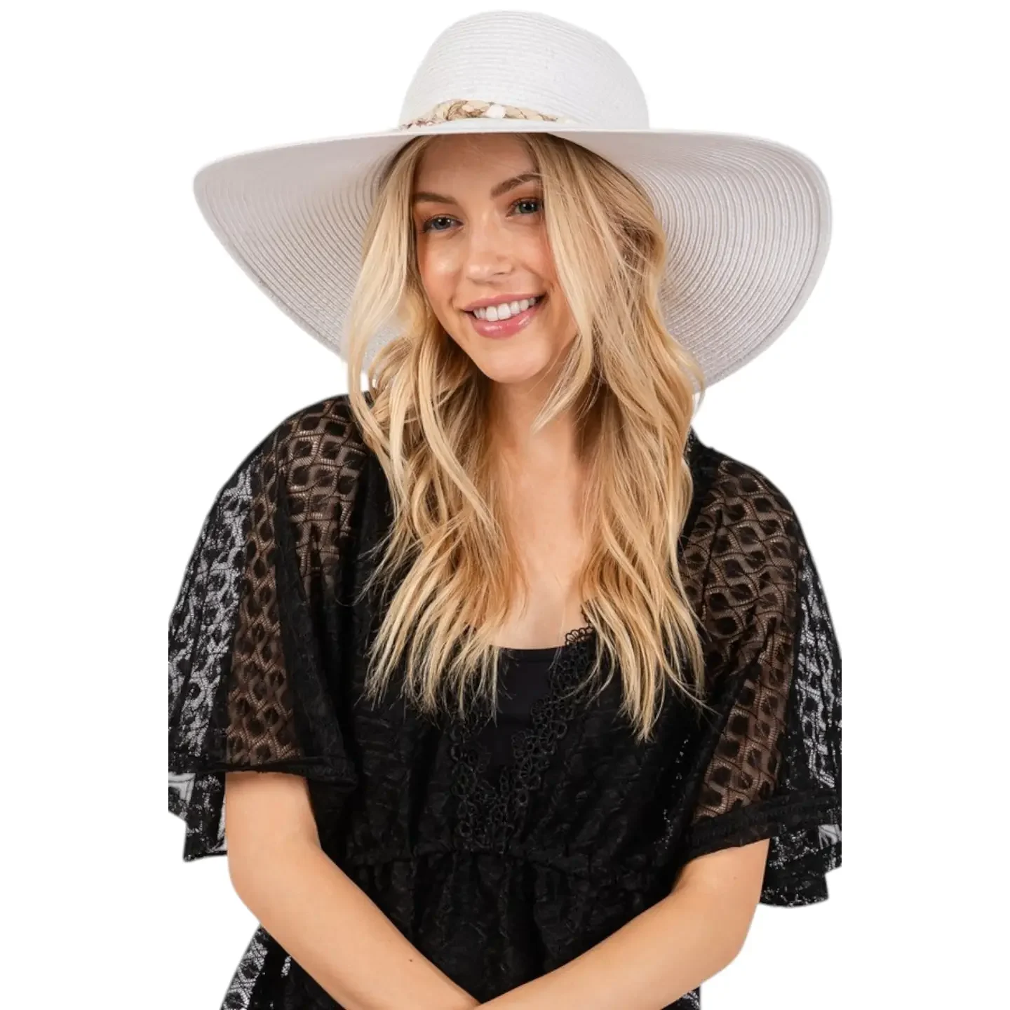 201f41a4ab7df929950bc0e4764820b2a595642dc515858db7e73d8ac44db6b2 White Seabreeze Cowgirl Hat