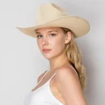 Sunbeam Skin Felt Cowgirl Hat for Women