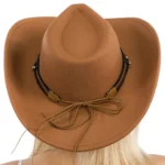 Brown Cowgirl Hat For Lovely Women