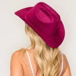 Scarlet Rodeo Felt Cowboy Hat for Women