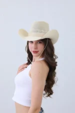 Rustic Dune Felt Cowgirl Hat
