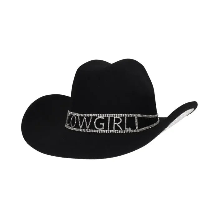 Mystic Black Sequin Cowgirl Hat