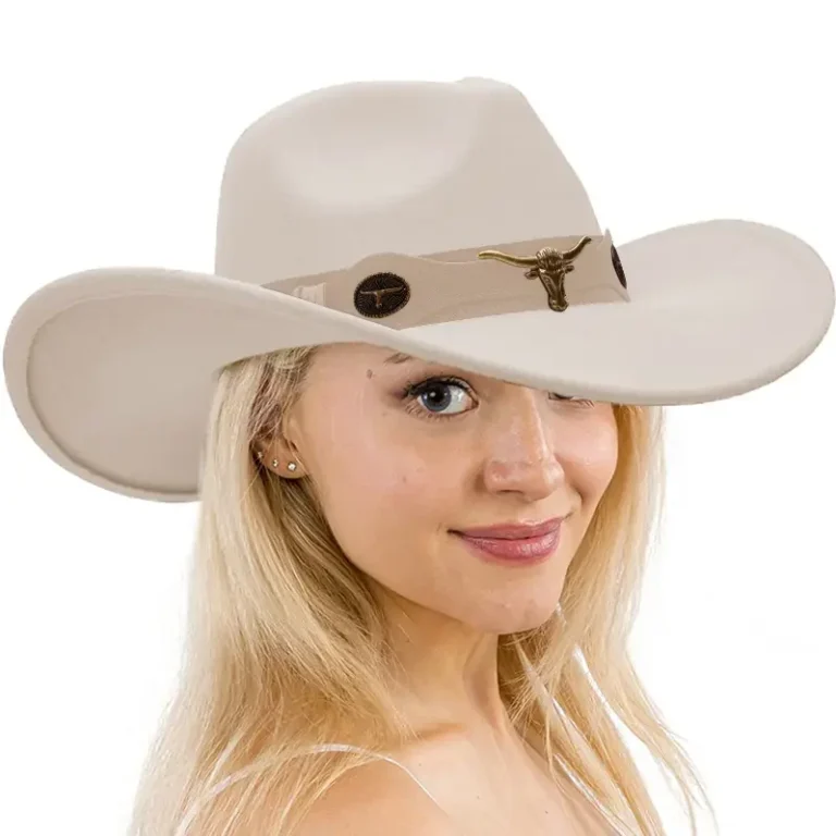 women white cowboy hat