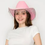 Pink Cowboy Hat For Women Make Your Day Happy