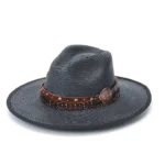 Black Cowboy Hat fedora for Women