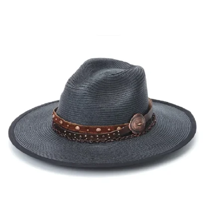 Black Cowboy Hat fedora for Women