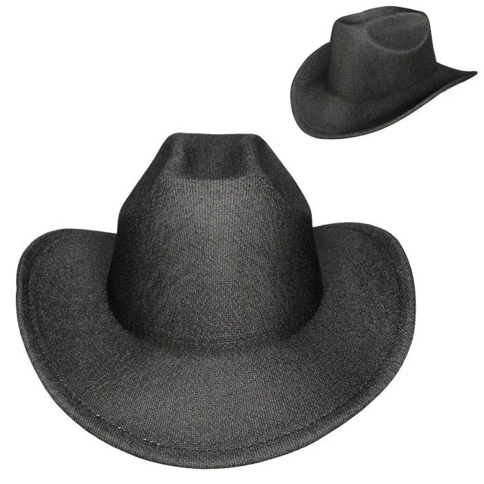 Midnight Grace Black Felt Cowgirl Hat