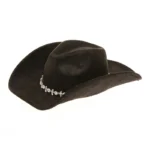 Black Orchid Suede Cowgirl Hat