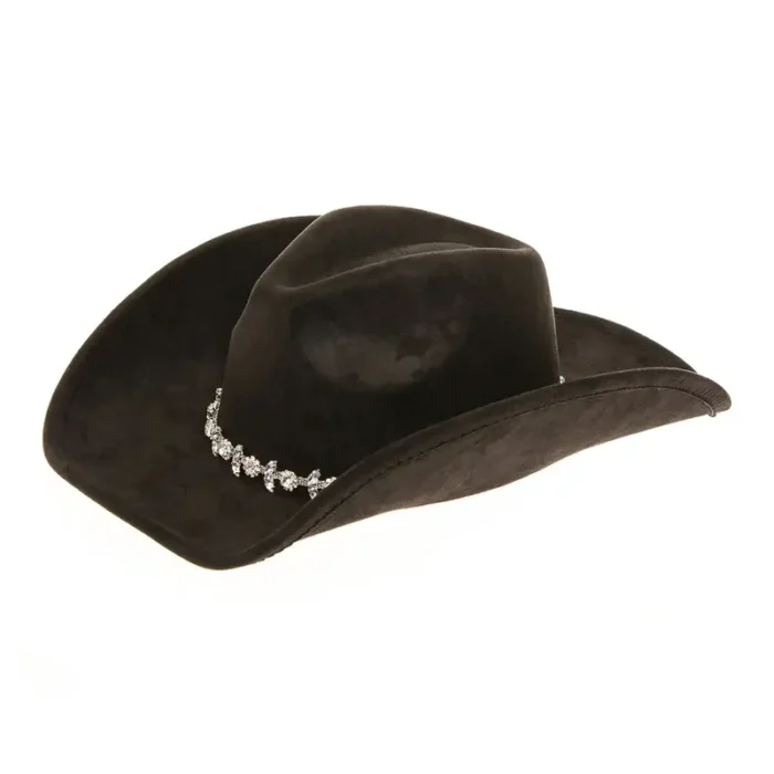 Black Orchid Suede Cowgirl Hat