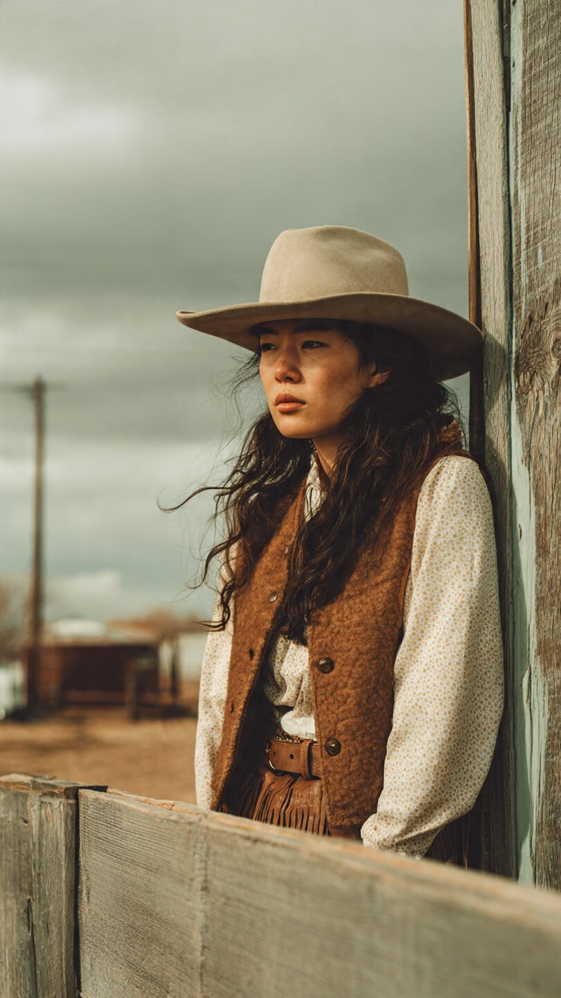 how to wear a cowboy hat for women