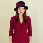 Vintage 1920s cloche hat for women with classic flapper style and elegant bell-shaped design.