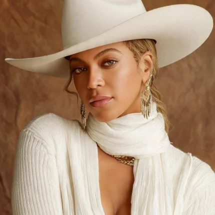 Beyonce White Cowboy Hat