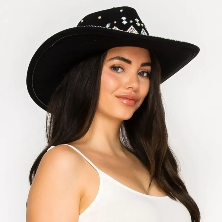 Classic Minnie Pearl style hat for women