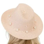 Skin Hat with Pearls  - Image 2