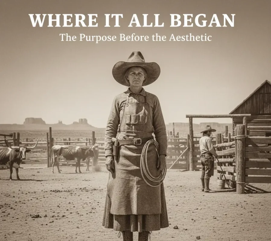 Before cowgirl hats became fashion statements, they were tools of necessity. Designed to protect women from sun, wind, and harsh weather on ranches, these hats combined practicality with durability. Wide brims shielded faces, high crowns improved ventilation, and sturdy materials like felt and straw withstood long days outdoors. This section explores how functionality shaped the earliest cowgirl hats and set the foundation for their enduring style and cultural significance.