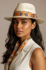 Stylish crushable women’s Panama hat for beach, city, and outdoor events