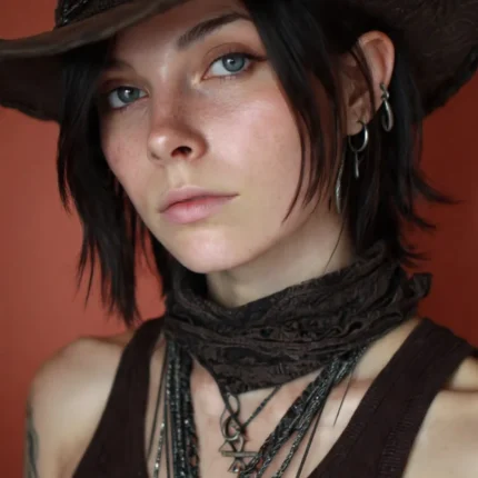 EMO Cowboy Hat