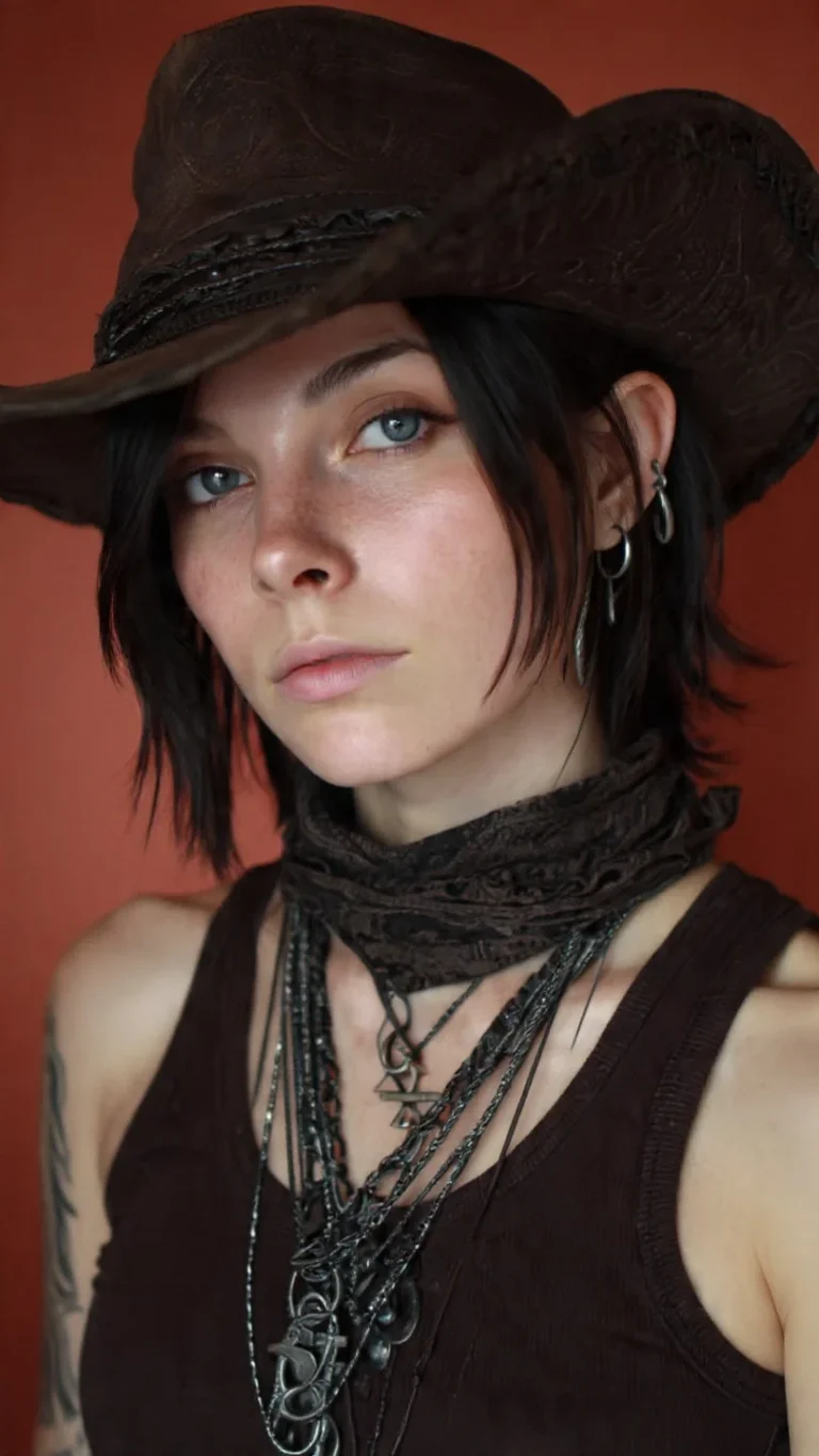Trendy Emo Cowboy Hat for men and women