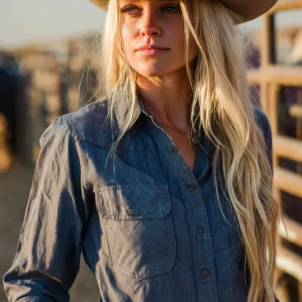 JB Mauney cowboy hat with classic western crown and wide brim