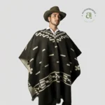 Western poncho and cowboy hat set inspired by classic Clint Eastwood style from The Good, the Bad and the Ugly.